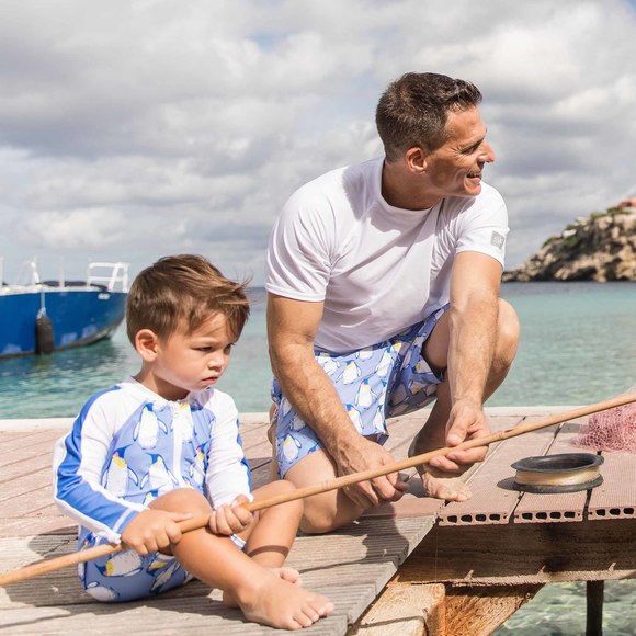 Mens Penguin Patrol Volley Boardies - Picture 4 of 4